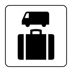 Ja105 Baggage Delivery Service SVG Icon